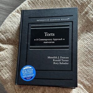 Torts: A Contemporary Approach 4th edition TextBook